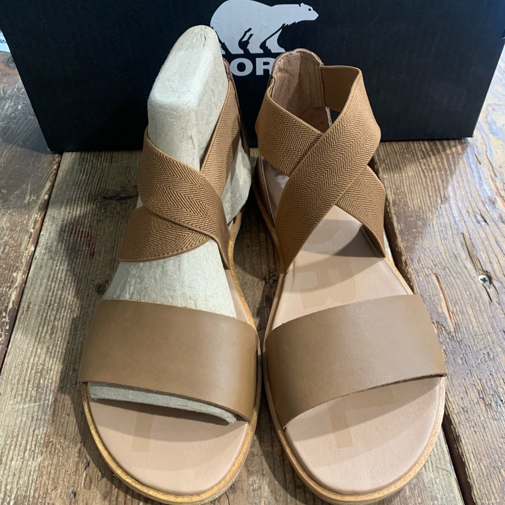 SOREL ELLA II SANDAL VELVET TAN